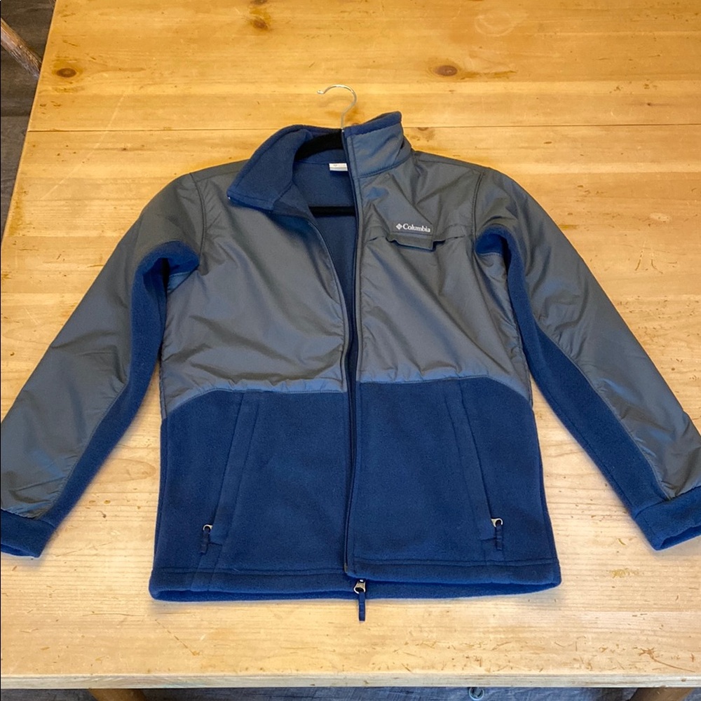 Boys Columbia Gray and Blue Jacket